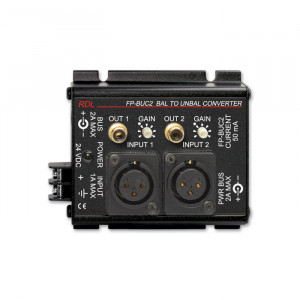 RDL Balanced to Unbalanced 2 Channel Converter