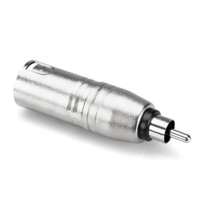 HOSA XLR Male to RCA Male Adapter