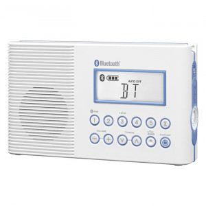 SANGEAN FM/AM /Weather Alert/Bluetooth Waterproof Shower Radio