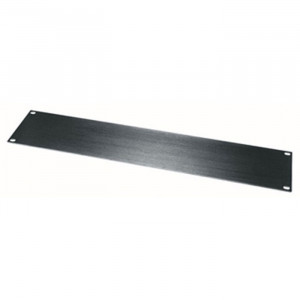 MIDDLE ATLANTIC 2U Blank Rack Panel with Black Anodized Finish