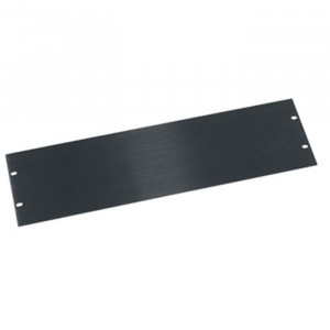 MIDDLE ATLANTIC 3U Blank Rack Panel with Black Anodized Finish