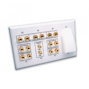 VANCO Whole House Audio and 7.2 Home Theater Wall Plate