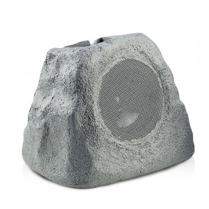 GEMINI iHome Solar Rechargeable Amplified LED Rock Speaker with Bluetooth
