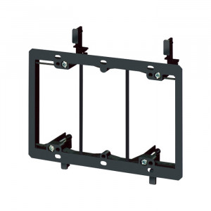 ARLINGTON Triple Gang Low Voltage Mounting Bracket for Existing Construction 5pk