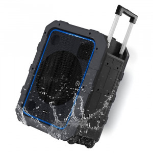 GEMINI Rechargeable Weather Resistant Amplified Speaker with Bluetooth