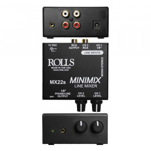 ROLLS Mini Mix 2 Channel Mixer