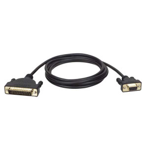 TRIPPLITE AT Serial Modem Cable DB9 Female to DB25 Male 6ft