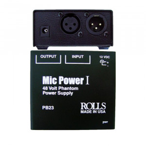 ROLLS Phantom Power Adapter for Microphones