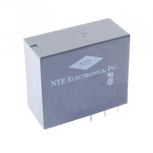 NTE Epoxy Sealed Relay 12VDC 16A DPDT PC Board Mountable