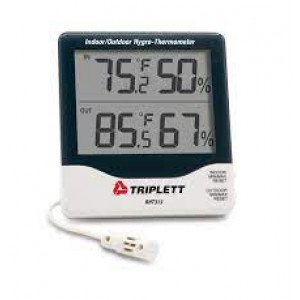 TRIPLETT Indoor/Outdoor Hygro-Thermometer- Alt 5