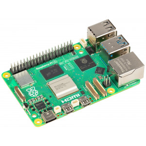 Raspberry Pi5 4GB, BCM2712, Arm Cortex-A76, 4GB RAM, MicroSD, Wifi, HDMI, Power button
