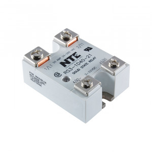NTE Solid State Relay 3-32VDC Input/24-280VAC 40A with LED Status