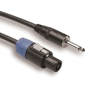 HOSA 14Gauge Pro Speaker Cable 1/4" to Speakon 50ft