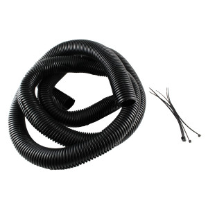 VANCO Split Loom Tubing 1" Black 6ft