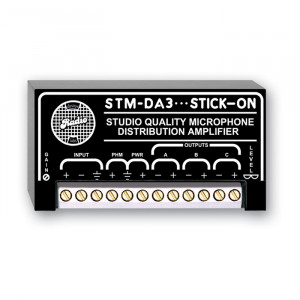 RDL Microphone Level 1x3 Distribution Amplifier