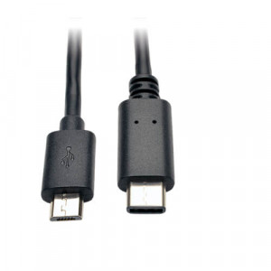 TRIPPLITE USB Micro-B to USB-C Cable - USB 2.0, (M/M), 6 ft.