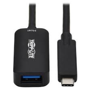 TRIPPLITE USB-C Active Extension Cable - USB-C to USB-A (M/F), USB 3.2 Gen 2, Data Only, 5 m (16.4 f