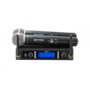 GEMINI Dual Handheld Wireless Mic System