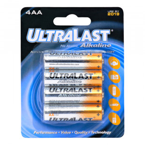 DANTONA Ultralast AA Alkaline Battery 4pk