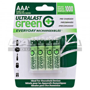 DANTONA NIMH AAA 4-PK Pre-Charged Rechargeable Batteries -750mAh