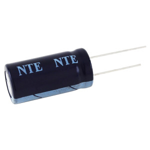 NTE 820µF 25V High Temperature Radial Capacitor