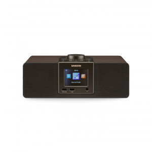 SANGEAN Wooden Cabinet Internet Radio Media System with Bluetooth