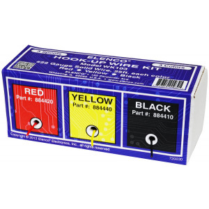 ELENCO 22g Solid Hook-up Wire Assortment 3 Colors