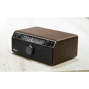 SANGEAN AM/FM/AUX-In Analog Wooden Cabinet Stereo Radio
