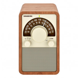 SANGEAN FM/AM Wooden Cabinet Receiver