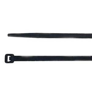 SR Cable Ties 12" 50lb Black 100pcs