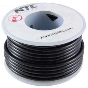 NTE Teflon Hook-up Wire 18 AWG Stranded Black