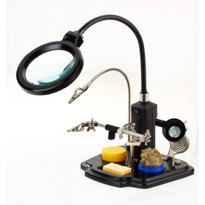 ELENCO LED Magnifying Lamp with Third Hand