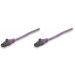 INTELLINET CAT6 Patch Cable 5ft Purple