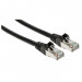 INTELLINET CAT6a S/FTP Patch Cable 10ft Black