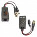 CALRAD Single Channel HD CVI-TVI Video Balun Transmitter & Receiver With Power (12V/24V DC/AC), 5.9"