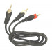 PHILMORE 1/8" 3C Male to 2 RCA Male Y Cable 3ft