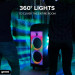 GEMINI Portable Bluetooth Party Speaker with LED Party Lighting- Alt 2