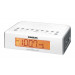 SANGEAN FM/AM Digital Tuning Clock Radio White