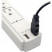 TRIPPLITE 6-Outlet Surge Protector with USB Outlet- Alt 1