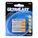 DANTONA Ultralast AAA Alkaline Battery 4pk